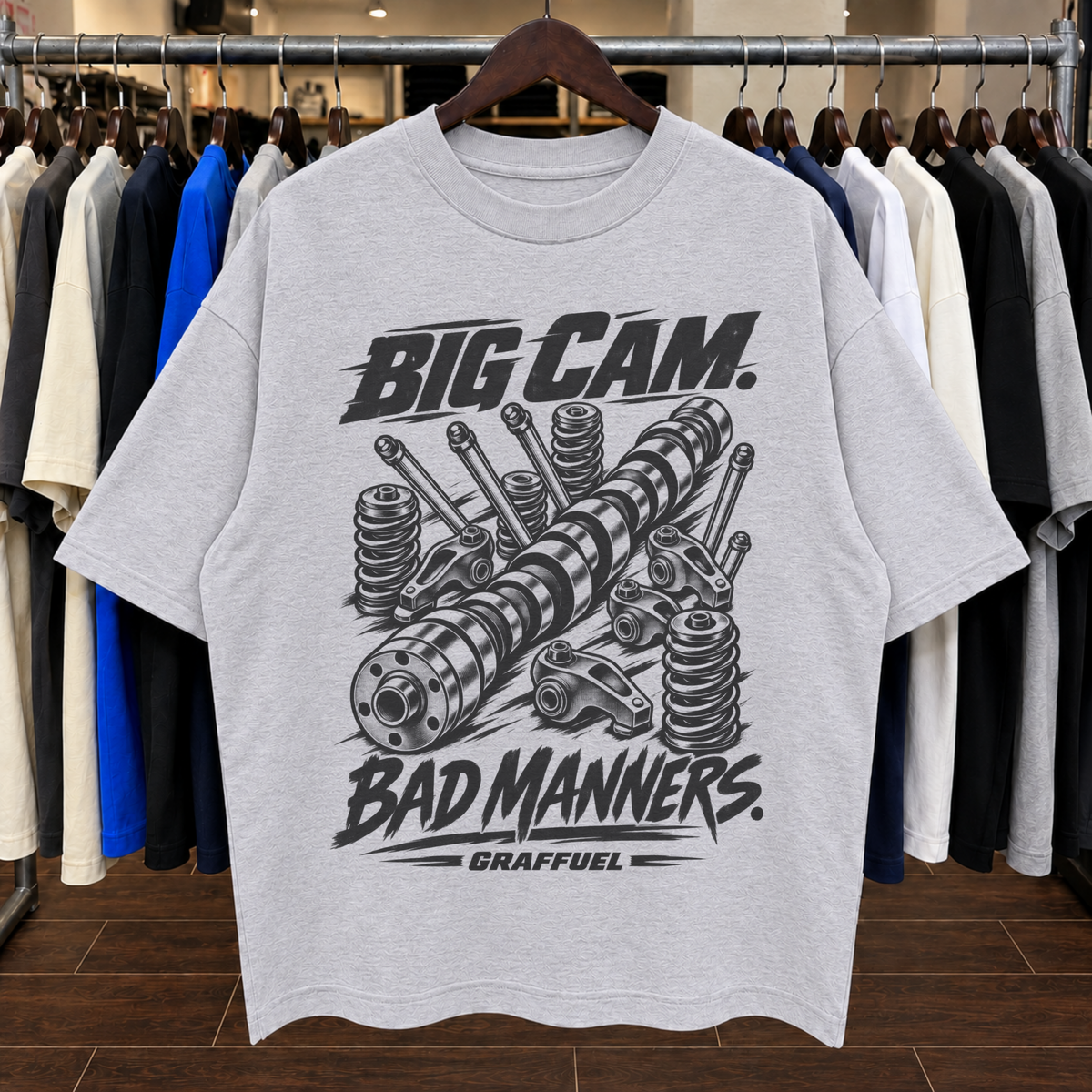 BIG CAM. MALOS MODALES. - Camiseta Oversize