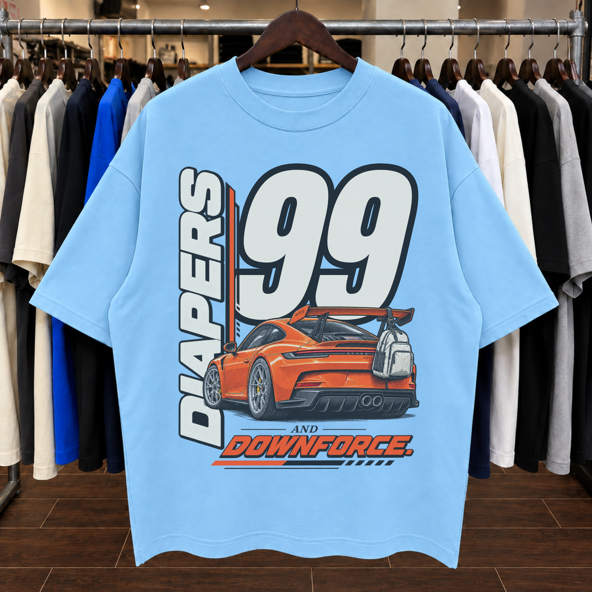 DOWN FORCE - Tee Oversized