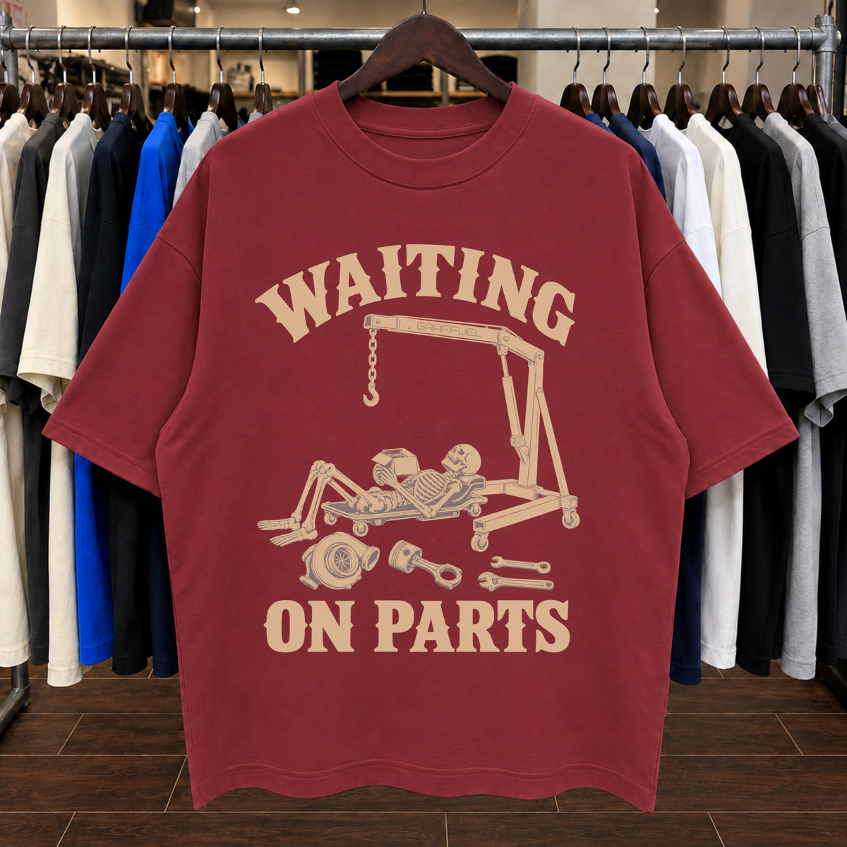 ESPERANDO PIEZAS - Camiseta Oversized