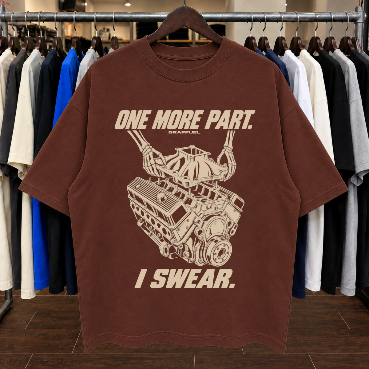 ✅ UNA PARTE MÁS. LO JURO. - Camiseta Oversized