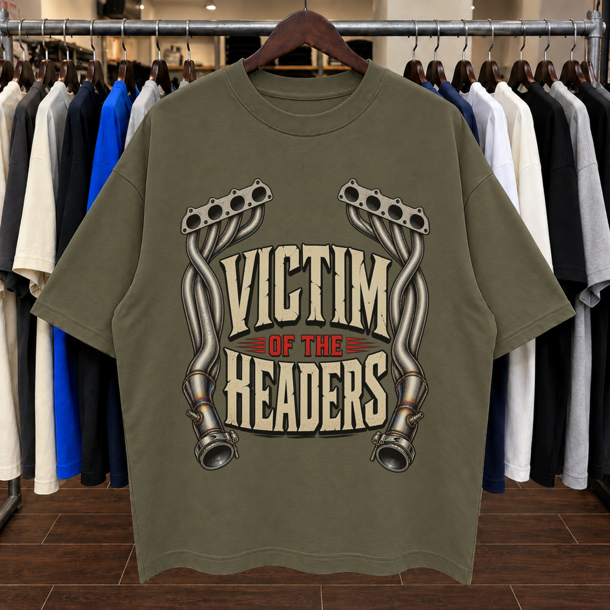 VICTIM OF THE HEADERS 1.0 - Tee Oversized