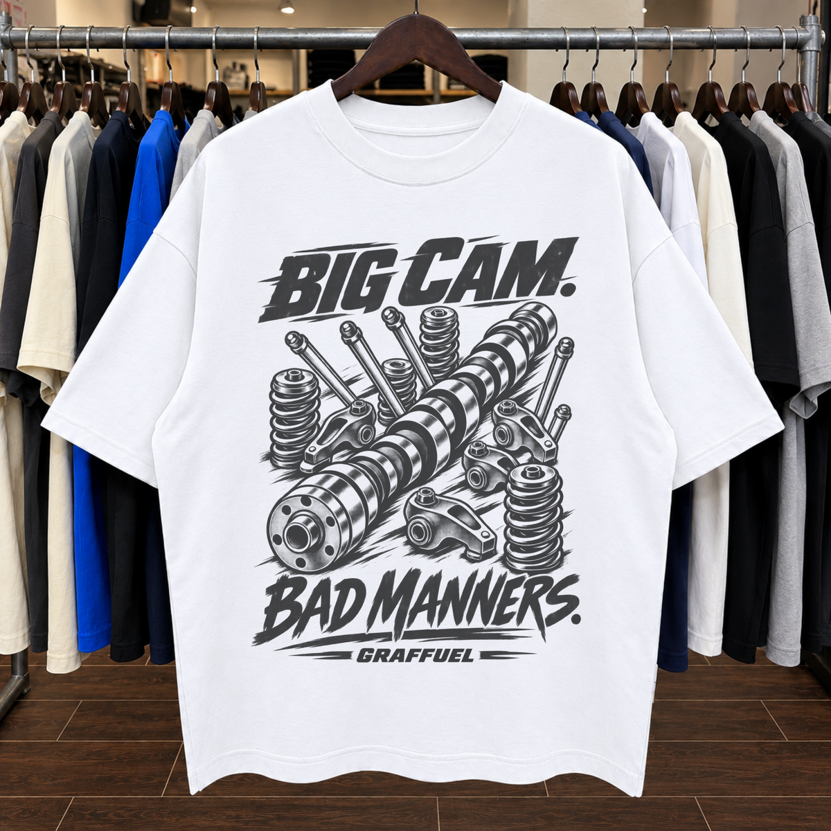 BIG CAM. MALOS MODALES. - Camiseta Oversize