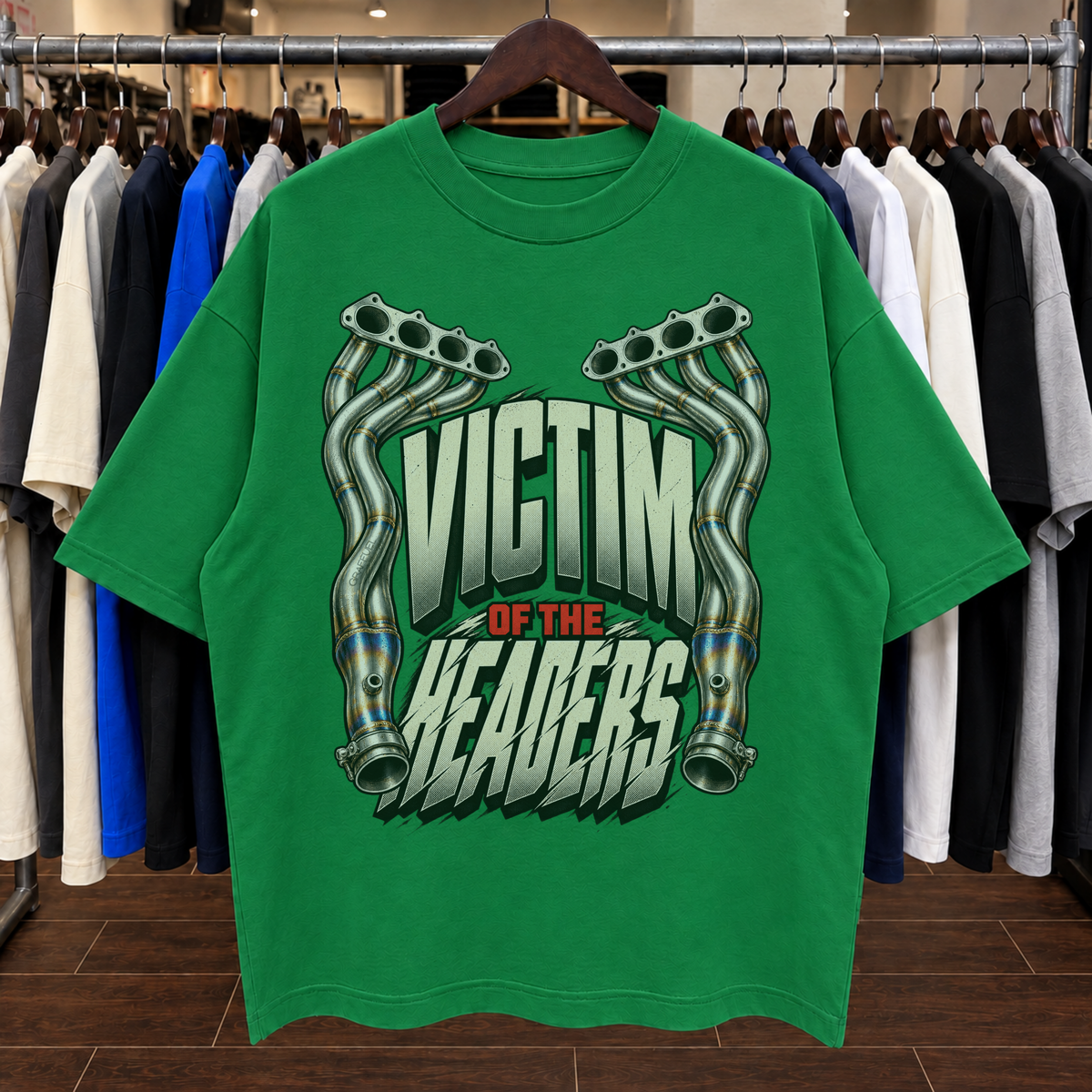 VÍCTIMA DE LOS HEADERS 2.0 - Camiseta Oversized