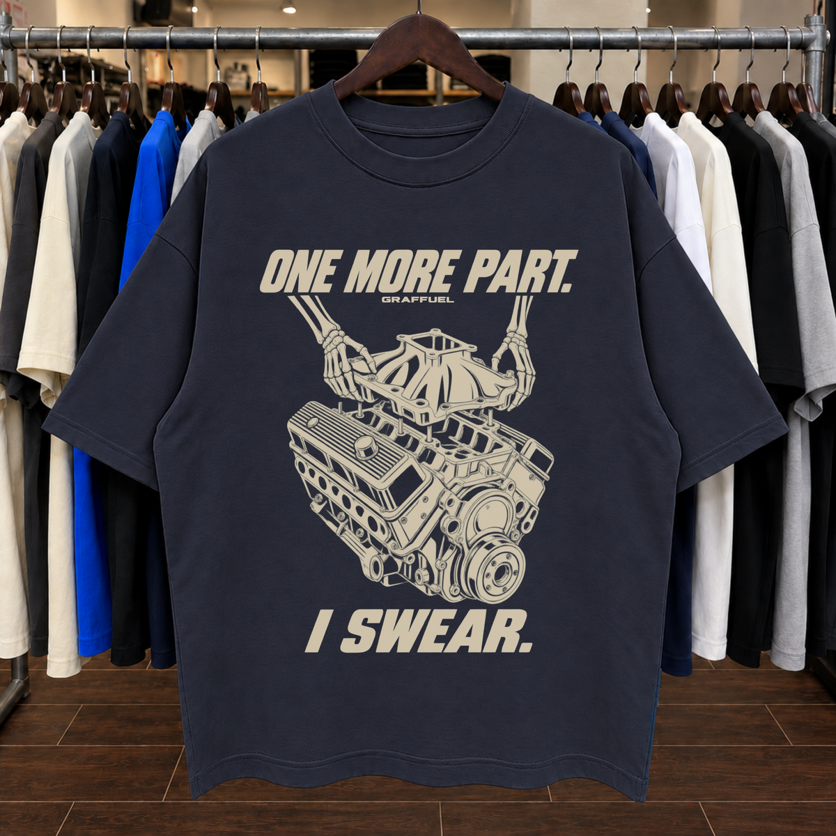 ✅ UNA PARTE MÁS. LO JURO. - Camiseta Oversized