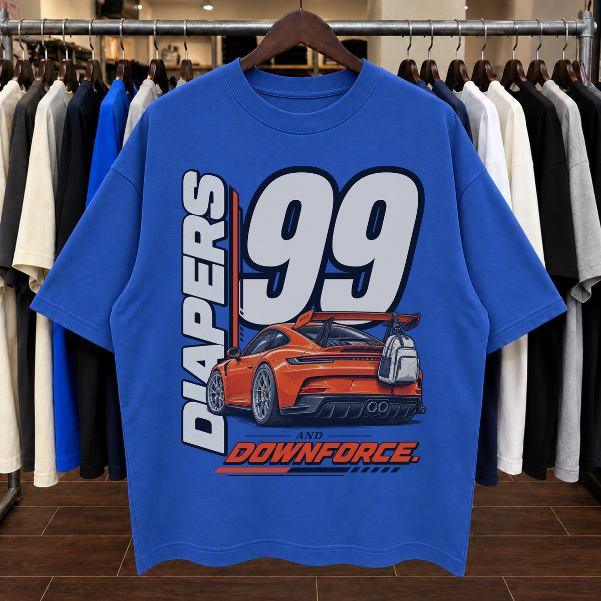 DOWN FORCE - Tee Oversized