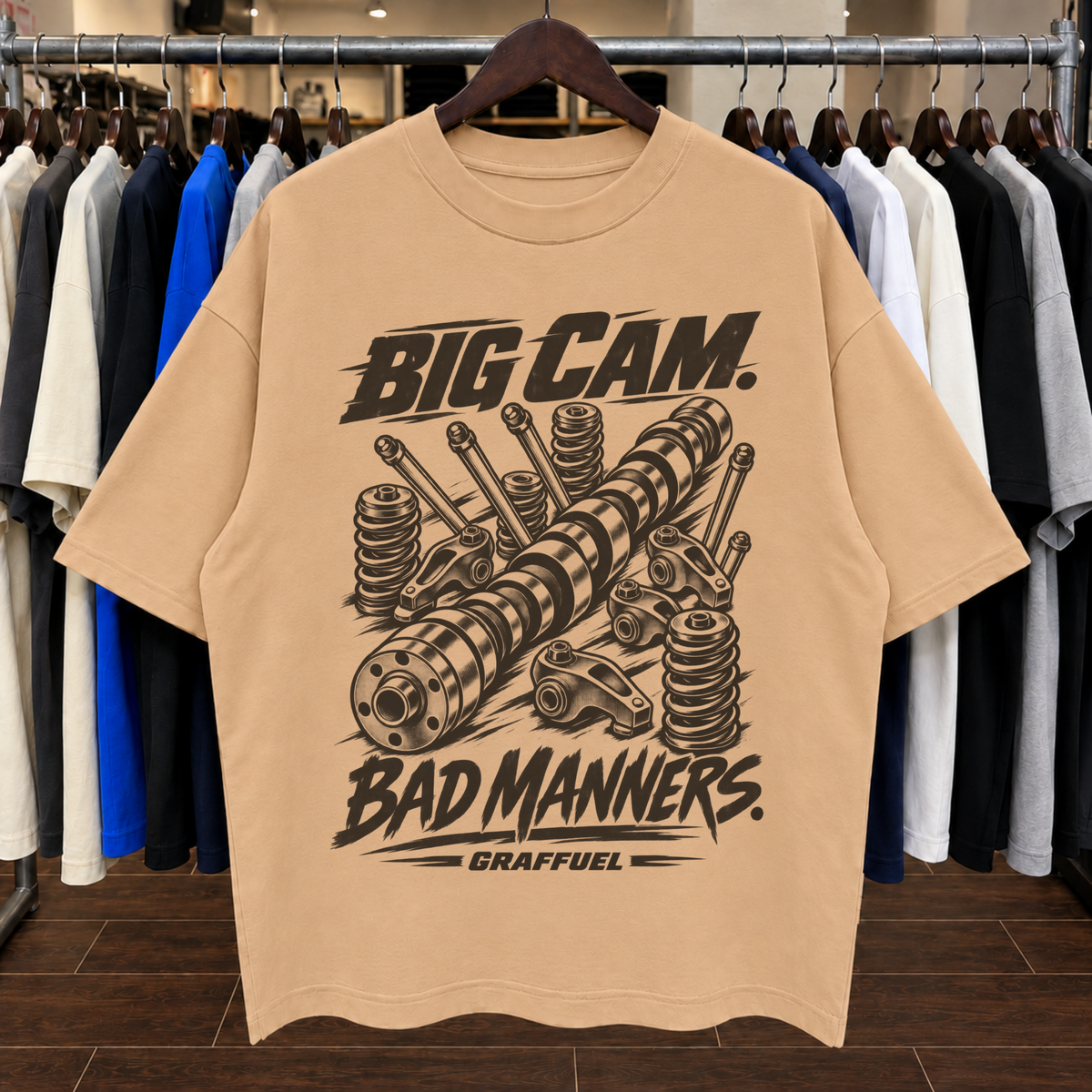 BIG CAM. MALOS MODALES. - Camiseta Oversize