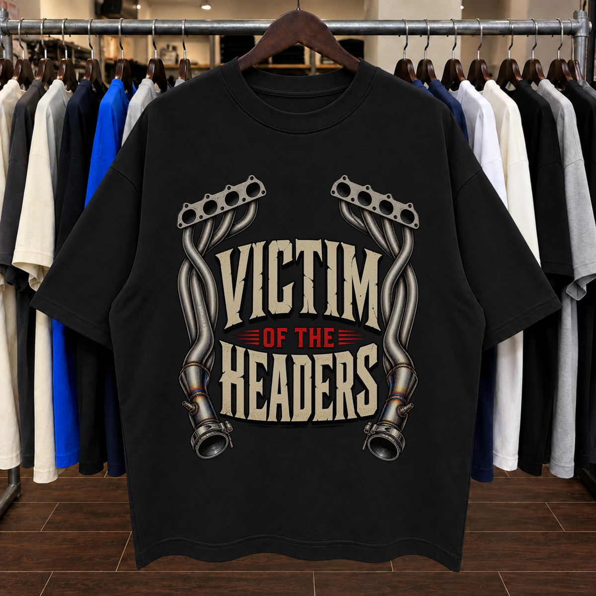 VICTIM OF THE HEADERS 1.0 - Tee Oversized